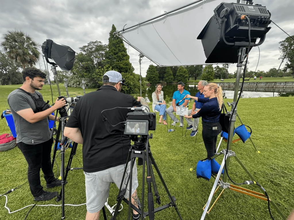 Filming of the First Tee showflow video