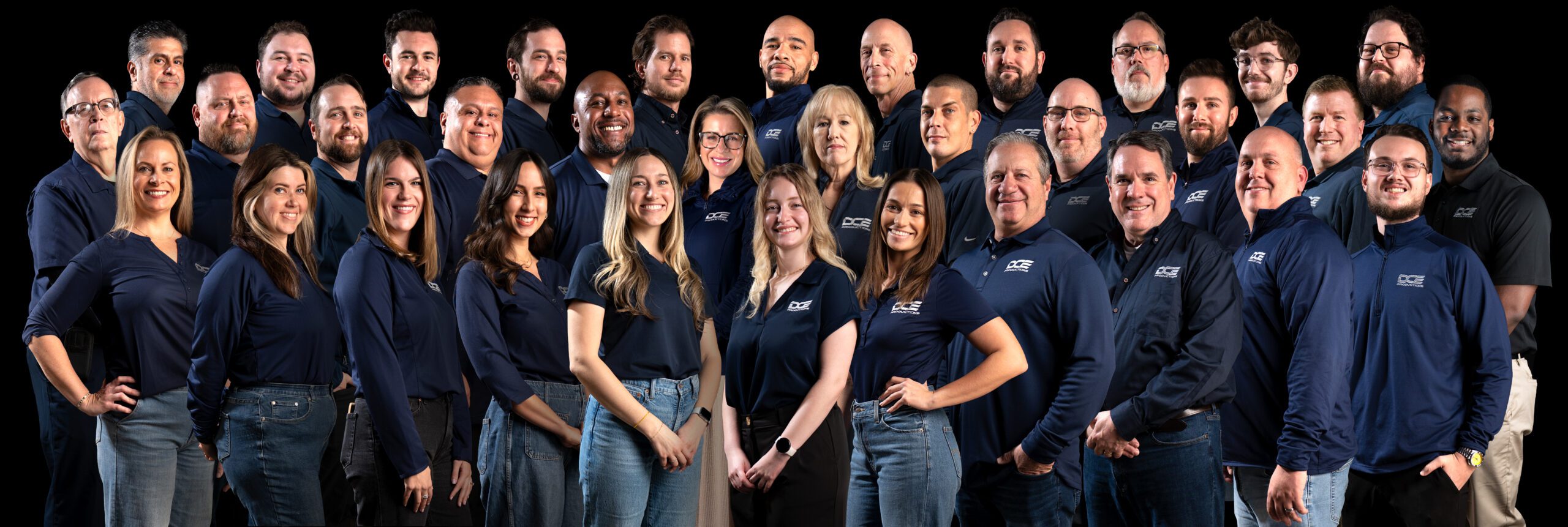 Photo of the DCE Production team - 2025