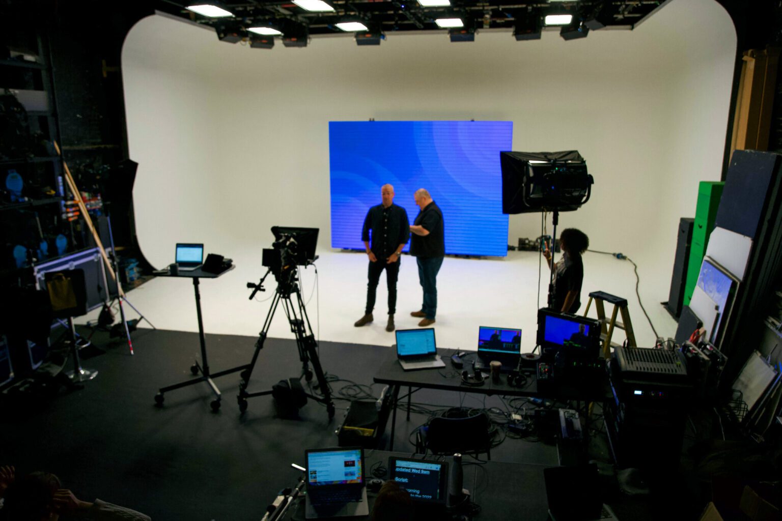 behind the scenes commercial video production company shoot