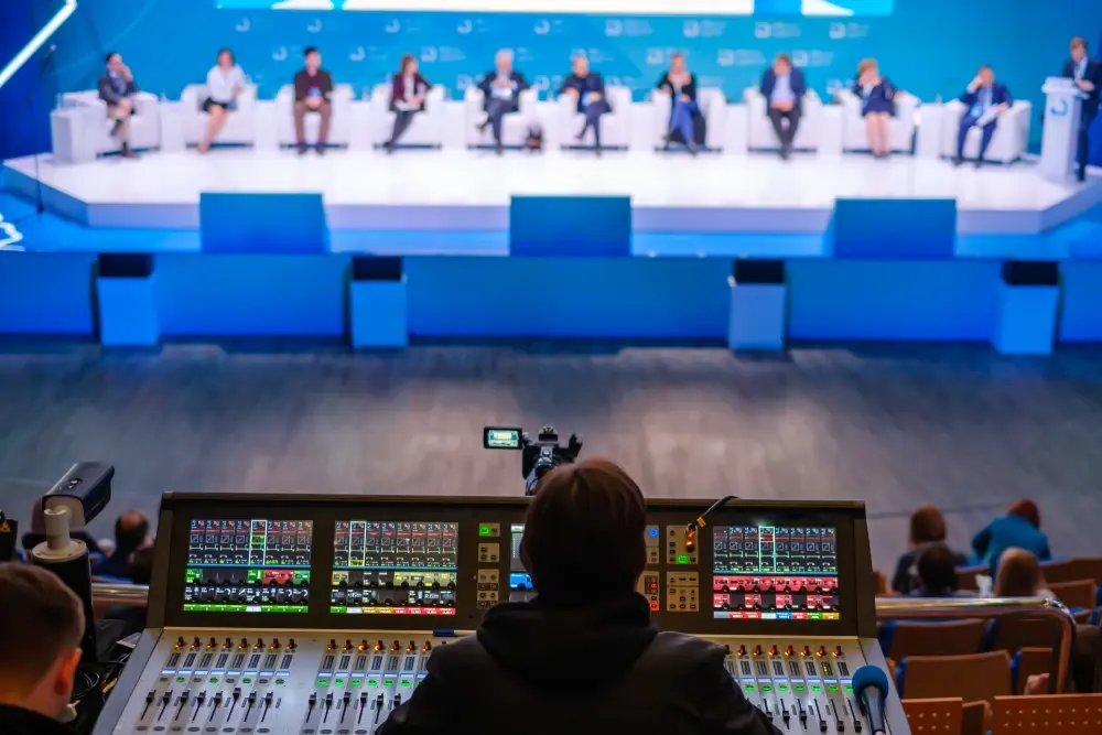 audio and visual engineer for events