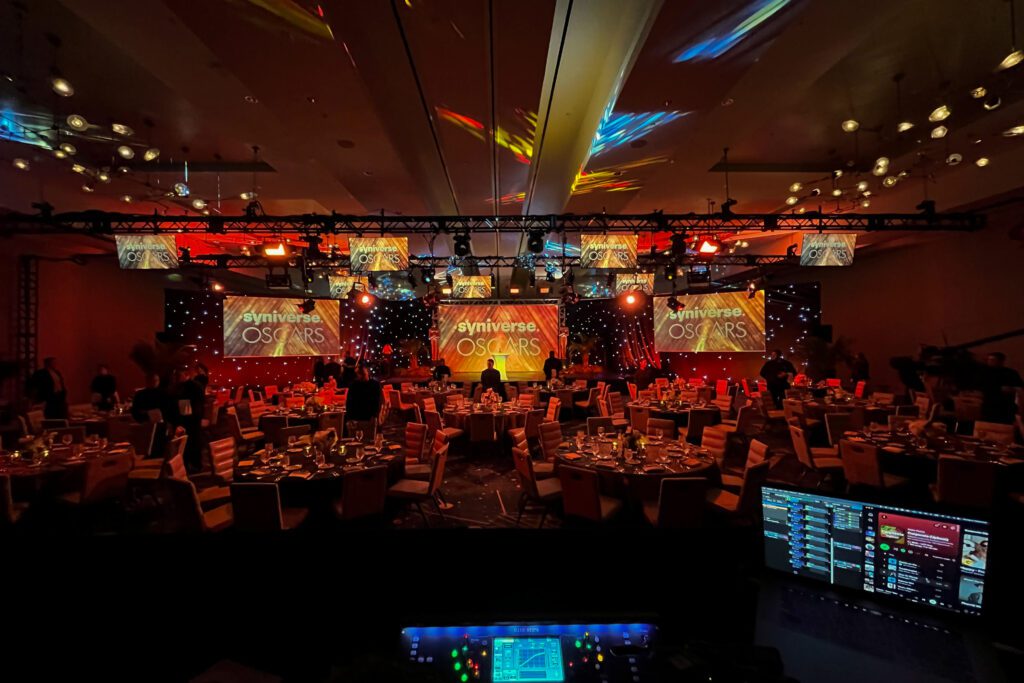 Event production for an awards gala.